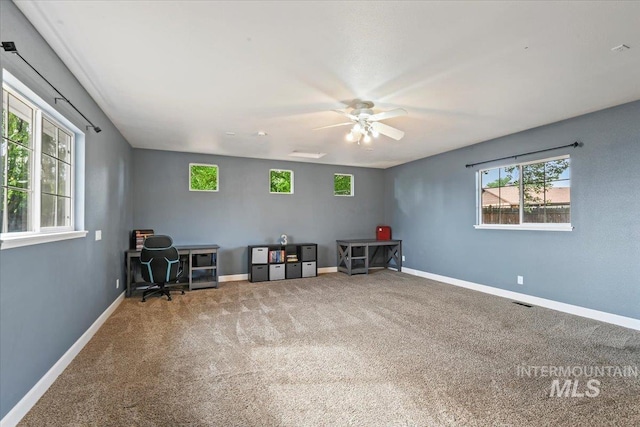 3118 Fircrest Ave, Caldwell, ID 83605 - interior space featuring a ceiling fan and baseboards
