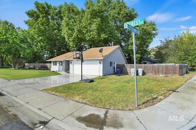 3118 Fircrest Ave, Caldwell, ID 83605 - view of front of house with an attached garage and driveway