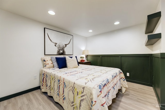 1706 Hervey, Boise, ID 83705 - bedroom featuring recessed lighting and wood finished floors