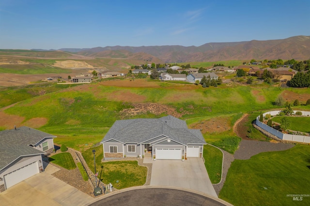 2510 Westridge Ct, Clarkston, WA 99403 - drone / aerial view featuring a mountain view