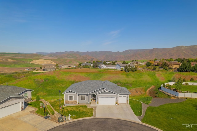 2510 Westridge Ct, Clarkston, WA 99403 - bird's eye view with a mountain view