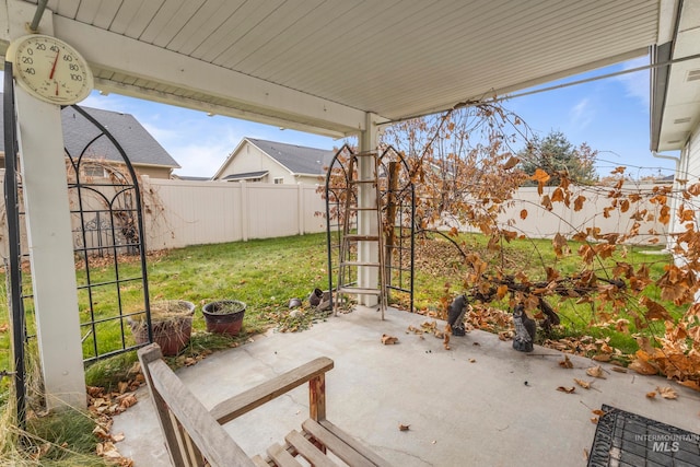 view of patio