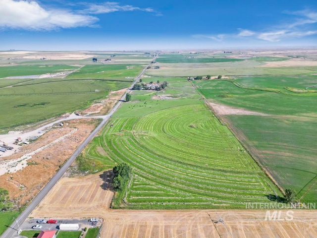 drone / aerial view featuring a rural view