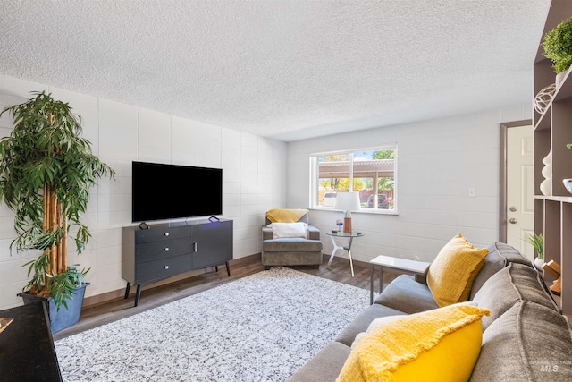 946 S Curtis Rd, Boise, ID 83705 - living area with a textured ceiling and wood finished floors