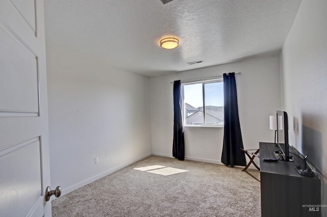 172 S Echo Canyon Ave, Meridian, ID 83642 - bedroom with baseboards, a textured ceiling, visible vents, and carpet