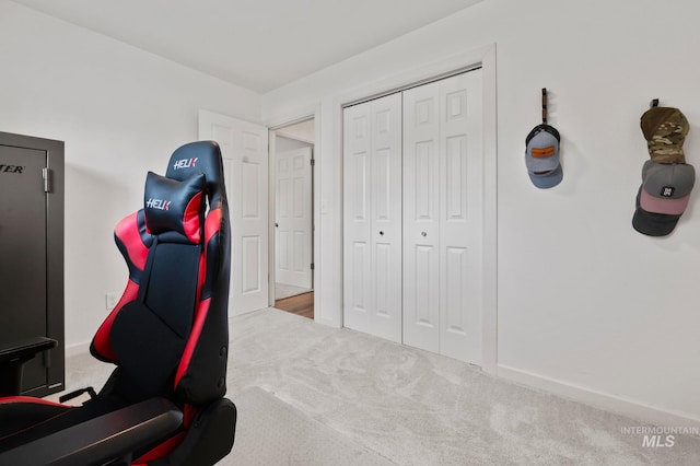 3513 7th St E, Lewiston, ID 83501 - carpeted home office featuring baseboards