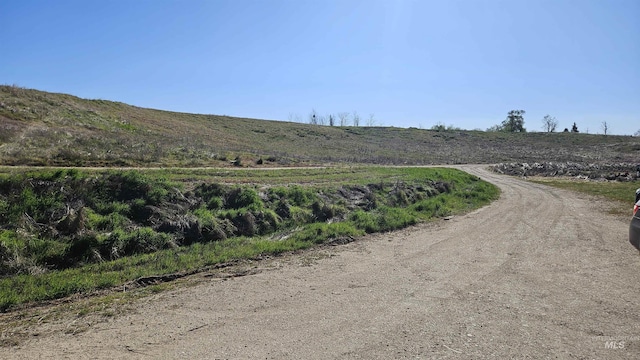 view of road