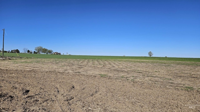 view of landscape featuring a rural view
