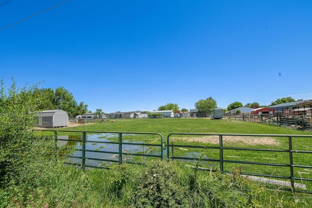 518 N 42nd, Nampa, ID 83687 - view of yard featuring a water view and an outdoor structure
