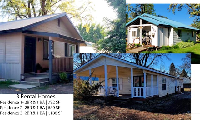 102104 N Main St, Council, ID 83612 - view of front facade with covered porch