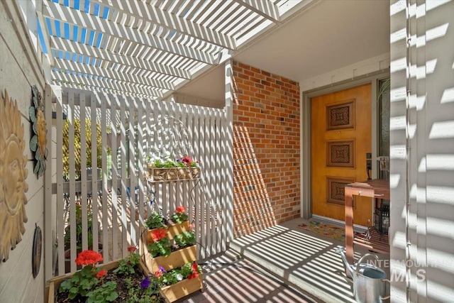 3001 S Roosevelt St Unit 9, Boise, ID 83705 - balcony featuring a pergola