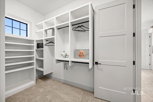 8860 Kemp Rd, Middleton, ID 83607 - walk in closet featuring light colored carpet