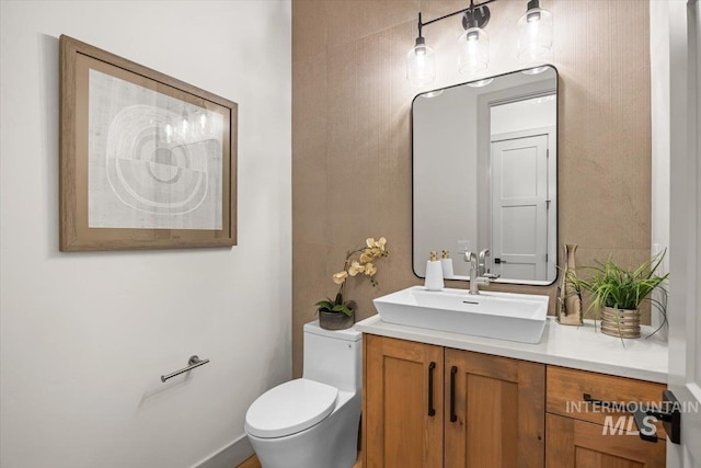 8860 Kemp Rd, Middleton, ID 83607 - half bath featuring vanity and toilet