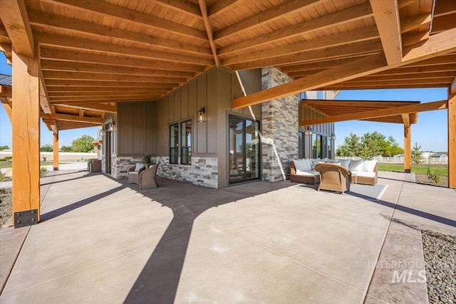 8860 Kemp Rd, Middleton, ID 83607 - view of patio with an outdoor living space