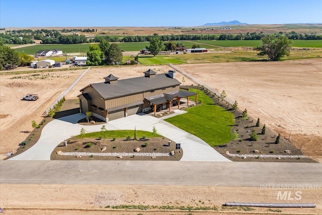8860 Kemp Rd, Middleton, ID 83607 - aerial view of sparsely populated area with a mountain backdrop