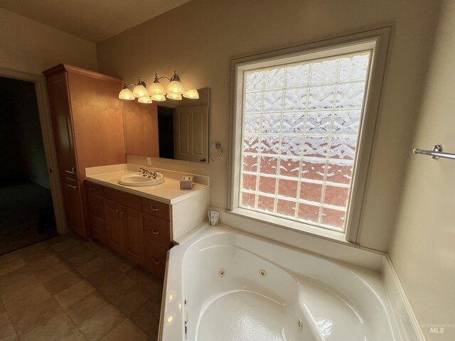 315 Shadetree Trl, Twin Falls, ID 83301 - full bath with vanity and a jetted tub