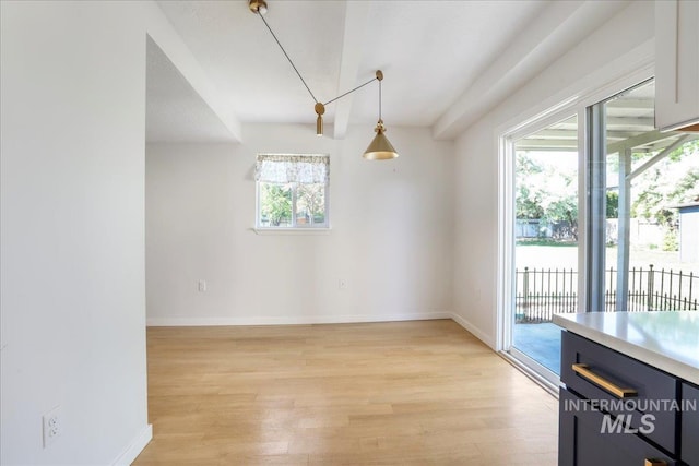 167 W Robbins, Twin Falls, ID 83301 - unfurnished dining area featuring light wood finished floors and baseboards