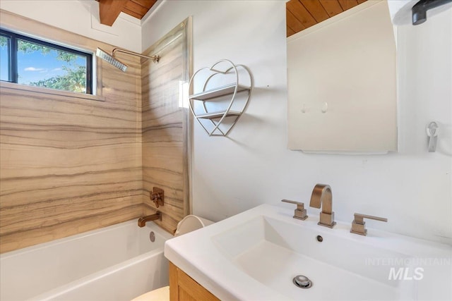 167 W Robbins, Twin Falls, ID 83301 - bathroom featuring vanity and shower / tub combination