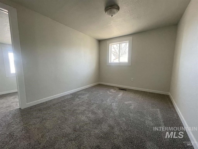 956 SE Hamilton Rd, Mountain Home, ID 83647 - unfurnished room with carpet flooring, a textured ceiling, and baseboards