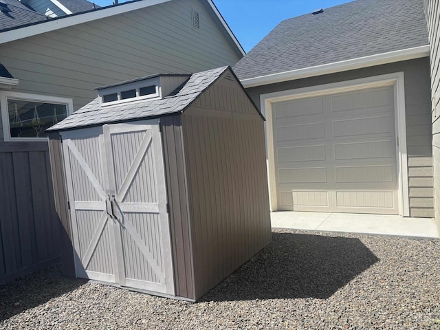 10411 Hazy Glen Dr, Nampa, ID 83687 - view of shed with an attached garage