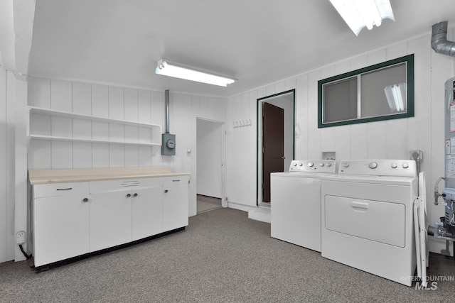 2323 W Lemhi St, Boise, ID 83705 - clothes washing area featuring cabinet space and washing machine and dryer