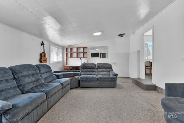 2323 W Lemhi St, Boise, ID 83705 - carpeted living room featuring ornamental molding and a wealth of natural light