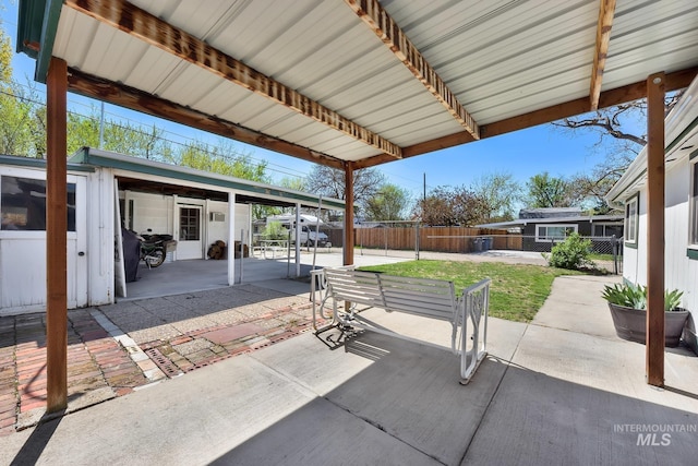 2323 W Lemhi St, Boise, ID 83705 - view of patio / terrace featuring a fenced backyard