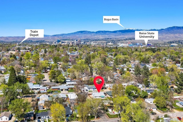 2323 W Lemhi St, Boise, ID 83705 - aerial view featuring a mountain view