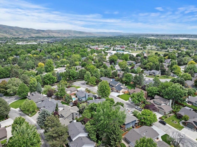 1814 E Spinnaker Ct, Boise, ID 83706 - aerial perspective of suburban area with a mountain backdrop