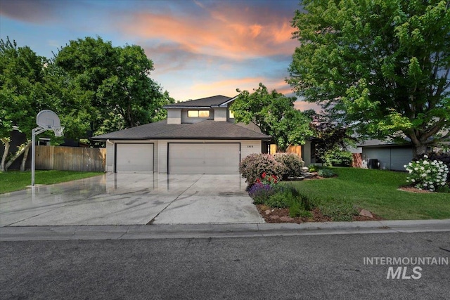 1814 E Spinnaker Ct, Boise, ID 83706 - traditional-style house with a garage and driveway