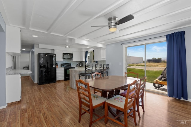 101 Patton St, Marsing, ID 83639 - dining room featuring wood finished floors and ceiling fan