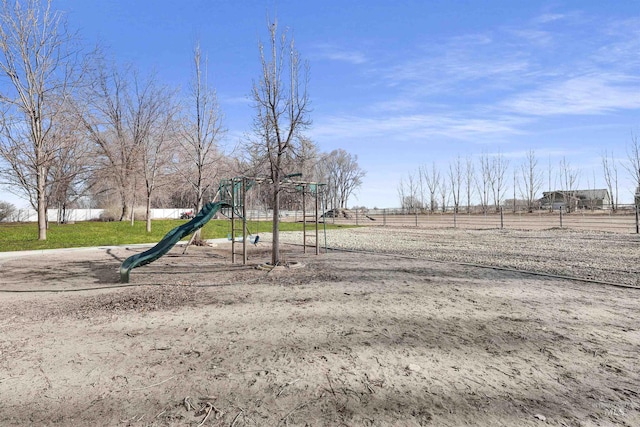 community playground featuring fence