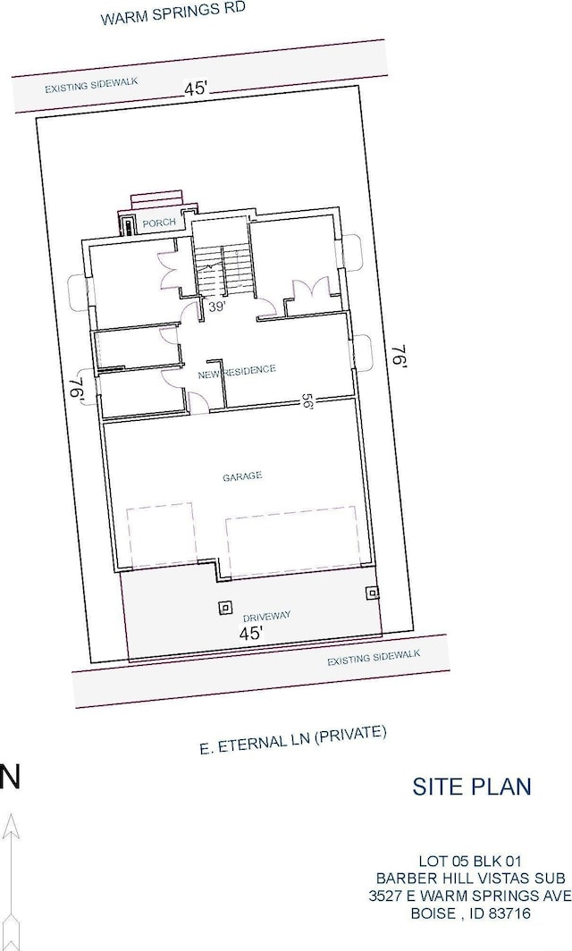 3527 E Warm Springs Ave, Boise, ID 83716 - plan