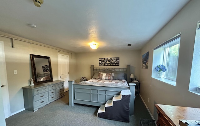 170 Red Fir, Kooskia, ID 83539 - bedroom with carpet floors, baseboards, and visible vents