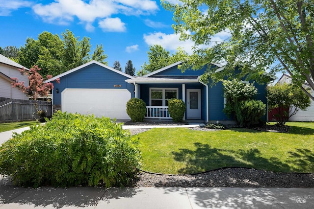 11031 W Red Maple Dr, Boise, ID 83709 - view of front of property with a porch and a garage