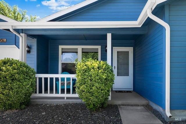 11031 W Red Maple Dr, Boise, ID 83709 - property entrance with a porch