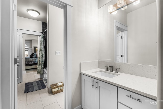 3136 S Bear Claw Way, Meridian, ID 83642 - full bathroom featuring tile patterned flooring and vanity