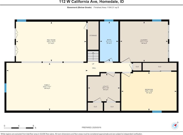 112 W California, Homedale, ID 83628 - room layout