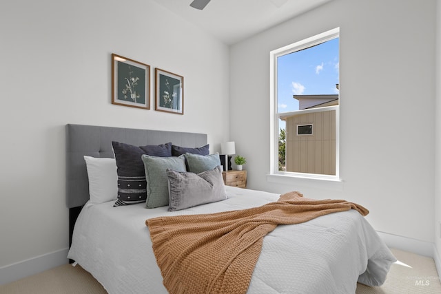 509 E Violets Cove Ln, Garden City, ID 83714 - bedroom with baseboards, a ceiling fan, and carpet