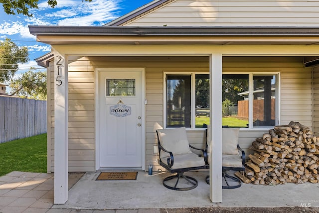 view of property entrance