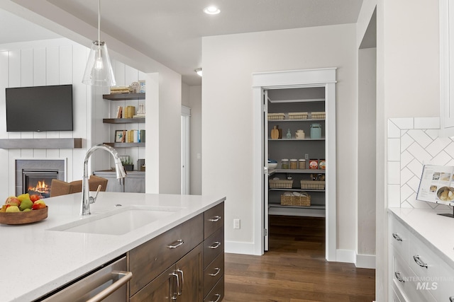 pantry featuring a sink