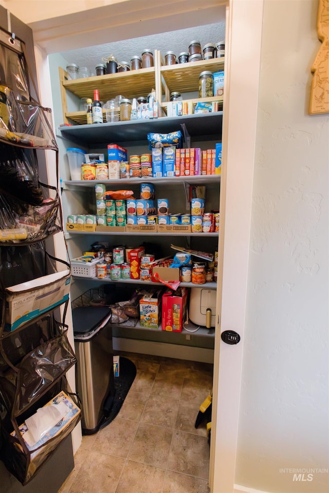view of pantry