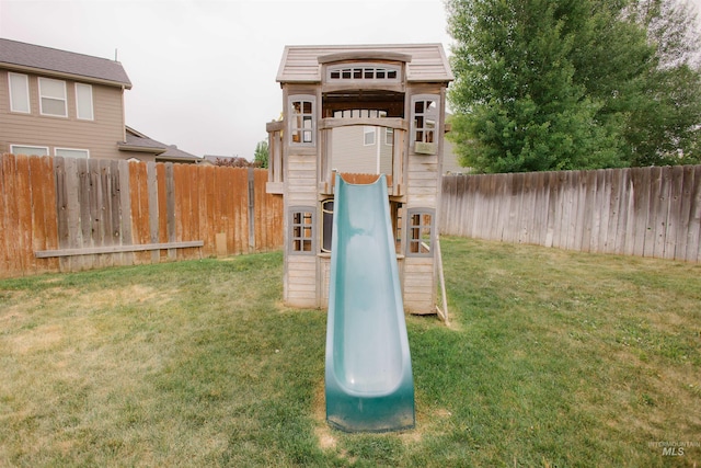view of play area