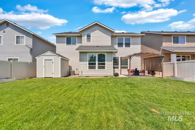 12041 W Ardyce, Boise, ID 83713 - rear view of house featuring a patio area and a pergola
