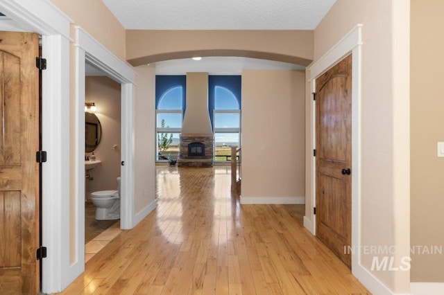 2600 W S Slope Rd, Emmett, ID 83617 - hallway featuring light wood-type flooring and baseboards