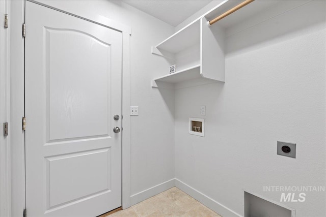 6311 S Solar Way, Boise, ID 83709 - laundry area with baseboards, hookup for a washing machine, and hookup for an electric dryer