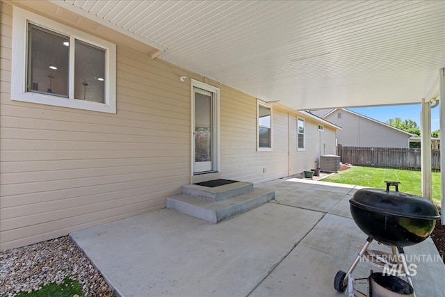 6311 S Solar Way, Boise, ID 83709 - view of patio featuring grilling area and central AC unit