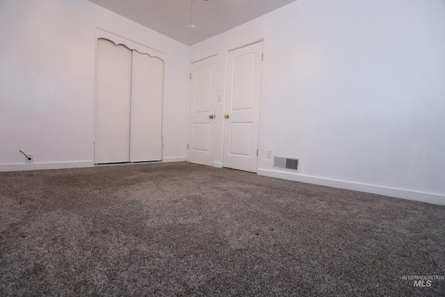 view of spare room