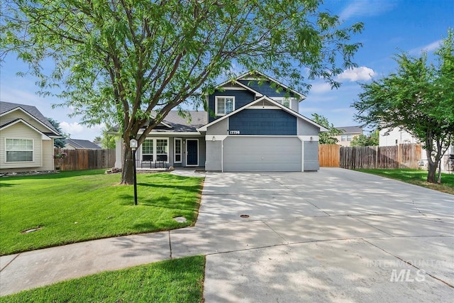 17758 N Borgne, Nampa, ID 83687 - view of front of home with driveway and a garage