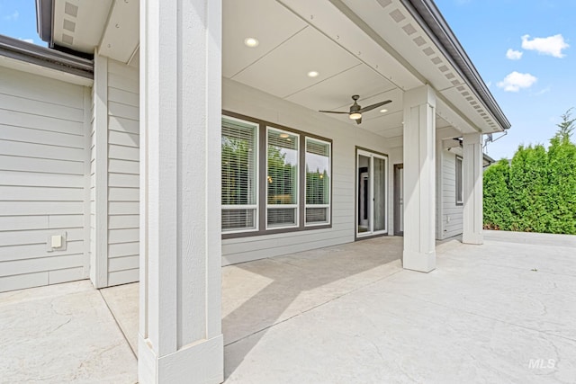 1073 W Smoky Quartz St, Kuna, ID 83634 - view of patio featuring ceiling fan